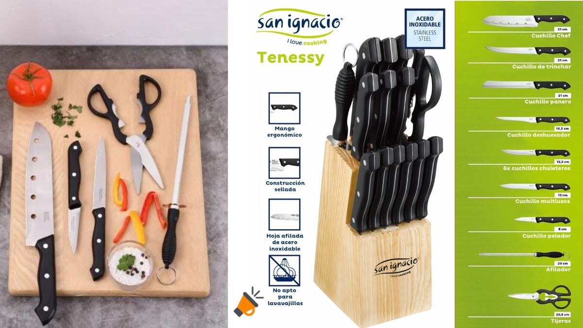 oferta Cuchillos San Ignacio Tennesy baratos 1 SuperChollos